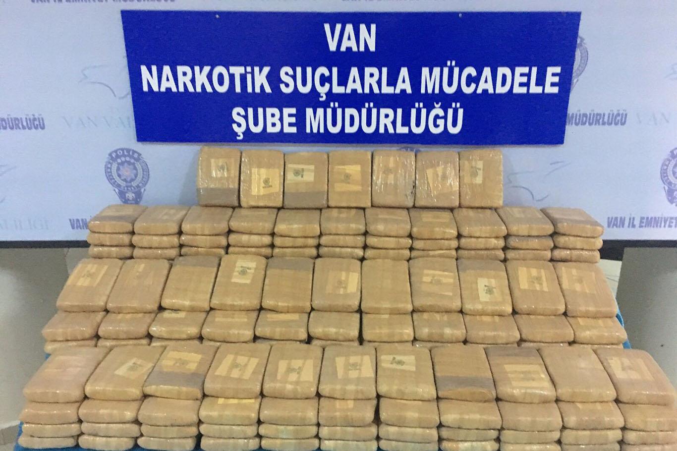 Van’da 65 kilo eroin ele geçirildi Van’da 65 kilo eroin ele geçirildi